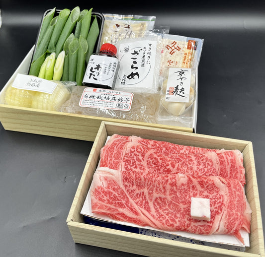黒毛和牛すき焼きｾｯﾄ 750g(5～6人前)≪税込・送料込≫
